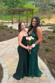 Dress was absolutely beautiful and true to size. My daughter looked gorgeous in this dress for prom - Stefanie F.