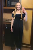 Absolutely loved this dress! Super comfortable (even with the off-the-shoulder straps) and loved that it was ankle length rather than floor length, so I didn't have to worry about tripping (or hem it). I got so many compliments on this dress and can't wait to find an occasion to wear it again. - Marissa T.