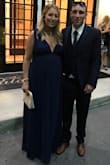 I bought it in grey too i wore it 8 months pregnant and was so comfortable! - Chelsea T.