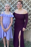 I loved this dress!! I purchased it for a quinceañera party and I got so many compliments; it fit true to size and was very comfortable. The material was also very nice, does not seem cheap - Nancy T.