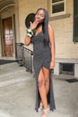 I loved this dress! It looked so perfect on I'm so glad I chose it. Although the straps did fall off me a lot, I'm sure I just adjusted it wrong. - Kyah D.