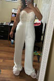 Pants are long. I had to have it alter the hems. Would be great with high heels. - Rhea B.