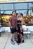 This is the cutest set! I received a bunch of compliments. the skirt is very long even with my 2" heels but other than that it's perf! - Renee R.