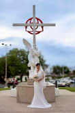 This was for my vow renewal (15 years later), so I didn't want to invest a lot of money in it. However, I was amazed by the results. I bought the dress and veil from Lulus, and I totally recommend it! - Zuly G.