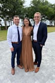 This dress was so beautiful! It was perfect and a comfortable! The only thing was the bust. I have small girls so I had to wear tape in order to not shows cleavage when bending over. - Grace M.