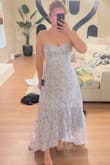 Very pretty dress. Color looks so pretty in person. Only issue I had with it is it was too small in the chest area. - Makayla L.