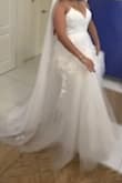 The finishing of the dress is beautiful 
I loved it 
Perfect fit - Myriam M.