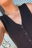 I love the layered look and the length for a low cut top. It's dainty as well but makes a statement - Kayla P.