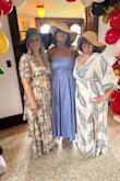 I loved the fit of this dress! It was so very beautiful. I got so many compliments on it. The fabric was nice and didn't wrinkle.  I wore it for a Kentucky Derby themed work fundraiser. It was perfection!!! - Pamela R.
