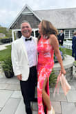 This was a black tie optional wedding. This dress was perfect. I got so many compliments and it was comfortable. I love the colors so much. - Chris &.