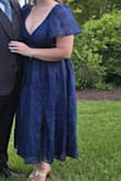 Wore this to a Semi-Formal/Cocktail attire wedding over the weekend and got compliments galore!! Great to dance in, and worked well with my boomba inserts. I have a little extra meat around my ribcage that poked out through the cut outs a little but adjusting the tie back completely resolved that! 10/10 get this dress! - Margaret F.