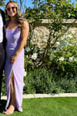Wore this dress to a spring wedding in Napa and really liked it! Was 3.5 months post partial and felt like it held me on. Loved the lavender color! - Katie S.