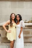 I loved this dress so much. It was a bit big in the chest area; however, a strapless push up was all that was needed to make it fit better.
No alterations and hardly any steaming required. - Kailee D.