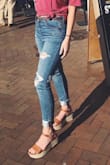 Ever see something & you just know you have to have it? That's how I felt right when I saw these online! They're even cuter in person. You can dress them up or down. They're also comfortable to walk in plus give you a little bit of height & make your legs look long. 10/10 recommend!!! - Caroline S.