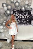I wore this dress for my bridal shower, and I was obsessed! It fit me perfectly, and I got tons on compliments. - Brooke L.