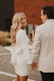 I wore this dress for my fiancé and I's engagement photos, and I was beyond pleased with it! It fit perfectly, and looked amazing in the photos. Exactly what I expected and wanted! - Brooke L.