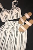 I bought these in hopes they would match a two piece I had. This was my first purchase from LuLus and I must say I am very impressed and satisfied with my purchase! The shoes matched perfectly and the fit was great! I will definitely be buying from Lulus again!!! - Tiana R.