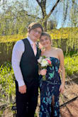 This dress was so pretty and fit super well! It was definitely a little long for me, but I'm short so I expected it, and it still looked pretty long. - Abigail F.