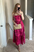In love with this dress! Works great without a bra if you're a similar bra size to me, and makes your waist look amazing! - Amy F.