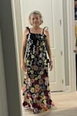 Couldn't zip up my 33 inch bust, and something just wasn't right about the straps. Otherwise, gorgeous dress. Another dress my daughter couldn't resist. - Jody L.