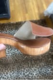 I purchased the Jaylani mule in both brown and black in April 2025. Wore the brown pair for the first time last night. I put them on in the hotel room and went downstairs to the hotel lobby. Had them on a total of less than 5 minutes. While walking through the hotel lobby I heard a ripping sound. I literally walked right out of the left shoe. The entire side of the shoe fell apart. The accent gold studs even fell off as they are glued on and not nailed through the material into the shoe. Lol. Tried to start a return but it is now past the the 21 day window. Defect, or just very cheaply made. - Taimi B.