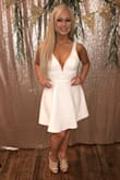 Fits great, not see through at all which was my biggest concern because this dress is white. Perfect for my bridal shower - Tori G.