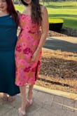 Accentuates the figure. It stands out. Looks fresh and not like a replica dress that everyone brings to the function. Really different and beautiful. Buy it!! - Eloy M.