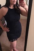 I bought this dress for a wedding I'm attending this weekend. I'm SO excited to wear it. The material feels great and it's surprisingly comfortable. I was worried about the quality of the dress when I ordered it because I've never used this company before but I will definitely be ordering more!! - Monica C.