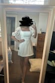 I'm obsessed with this dress!! It's so beautiful and will be perfect for my engagement photo shoot. I'm glad I read the reviews because I'm typically a small but ordered a size up and it fit great! - Alyssa H.