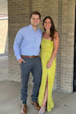 This dress is so cute on, and I got so many compliments. Unfortunately, it was SOO long. I am 5'9 and wore heels, and the dress was on the ground and getting tangled in my heels. Bummer! I had to lift up the dress anytime I was walking. - Perri M.