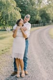 Wore this for my engagement photos. It fit perfectly, was comfortable, and not too short as I'm 5'8! - Cara M.
