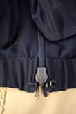 The outfit looks great and fits really nicely, but the clasp at the top of the zipper came loose the very first time I tried it on. It wasn't from pulling or forcing it, but the stitching just wasn't secure. That was the only flaw, though; otherwise, it's a great piece. - Jennifer D.