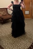 I love this dress! It is so beautiful, fits true to size and it is very comfortable. I have never received so many compliments! I think I'm buying it in pink as well. I highly recommend. - Mariana G.