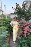 I love it, get so many compliments. It's not stiff, it has a little bit of stretch. - Jesenia D.