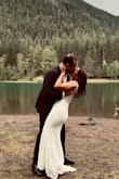 This was the absolute perfect dress for my elopement. It came quickly and fit perfectly. It was comfortable and so flattering. Our photographer thought it came from an expensive bridal shop! I was to happy with this dress for our wedding. - Lauren M.