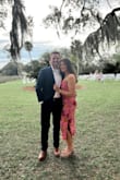 I bought this dress for a garden wedding that was held outside in Edisto Island, SC. I'm typically a medium but was very close to ordering a small based on the reviews. I stuck to my gut and chose medium since I have broader shoulders. It came in and was packaged great with lil coupons. I tried it on & when I tell you, obsessed. I was a tad skeptical because I'm small-chested and originally tried it on without a bra. For the wedding, I wore a strapless bra, and the dress was so snug and perfect. A tad tight to zip up, but it honestly wasn't too bad. No falling or budging. I got so many compliments and felt so beautiful in it. It was perfect!!! - Mary W.