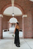This dress is absolutely stunning. I got so many compliments and was genuinely so comfortable all night. I could've gotten a size smaller, but I'm glad I didn't bc I was very comfortable. Everything fit so perfectly. Definitely recommend!! - Shiloh H.
