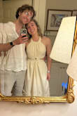 I wasn't expecting to love this dress as much as I did. I'm more muscular (broad shoulders) and the halter top of this dress complimented my shape beautifully. I received a handful of compliments from other party guests on it. The backless element was very beachy and fun too! It was easy to wear nude pasties. Highly recommend! - Lydia S.