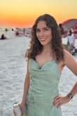 This dress was super cute for a cocktail hour wedding event on the beach! However, I almost sent it back because I have a smaller bust and could not get the cowl neck to lay right on my chest. I remembered I had a double sided sticky bra and this helped me stick and lay the fabric just right. With that fix, it was perfect! - Liz M.