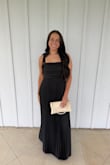 Received so many compliments! I did size up per recommendation, and it fit great! The dress was a little long, but it was easily fixed with heels! I have a bigger chest (34DDD), and I will say you'll feel compacted, but it's not uncomfortable. The fabric is good quality as well! - Madisyn H.
