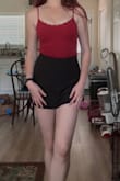 I like the skirt a lot, it has a very flattering fit. However, the top's straps are wayyy too long, they slip off, and almost look like a cold-shoulder top. It could be because I'm more of a small in tops and a medium in bottoms, which makes ordering two-pieces pretty complicated. I'm either going to have the top altered or will be donating it. The skirt I am definitely keeping, though. - Hannah L.