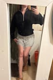 This material is insanely soft. The sew-ins for the zipper is itchy and unpleasant, so I'd wear a tank top under this. I sized up for more of a baggy look, I am typically a small, so I bought this in a medium. For reference, I'm 135lbs and 5'5 and a 36C. - Nicole S.