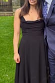 The lace-up back makes the upper body really adjustable, which is great. That said, I just couldn't get the cowl neck to lie right. Also required tape to stay up when I leaned forward. - Leah M.