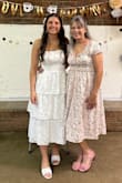 Bought this for my bridal shower. I got a small and fit perfect! It was so comfortable - Destiny M.
