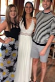 I absolutely love this dress! I bought it for my rehearsal dinner in July, and I can't wait to wear it! I love that the straps are adjustable. The dress is thick enough that you can't see through it. Fits true to size, and the length was perfect on me. Love the detailing on this dress too!! - Sasha W.