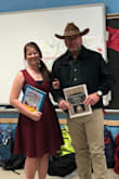I found that this dress was well made with the exception of popping two stitches at the top the first time I wore it!!! As you can see I do not have a large chest, but somehow two stitches popped open. In this photo I met with a US Congressman in my classroom. - Natalie H.