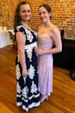 Gorgeous dress! It was so comfortable and I loved that you could tie the straps to the appropriate length for you. It fit perfectly! - Katie M.