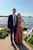 This dress was absolutely perfect for my brothers wedding. I received so many compliments on the style and color. I wore a decent heel but still needed it hemmed just a little bit otherwise the fit was perfect. - Tessa R.