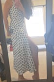 Loved the fit of this dress but I definitely had to order a smaller size for it to fit nicely. The top is still a little lose but doesn't ruin the look. - Arantxa S.