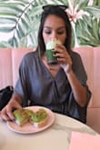 The fit and overall romper is so cute, just not as green as advertised- more of a gray/green - Tanya S.